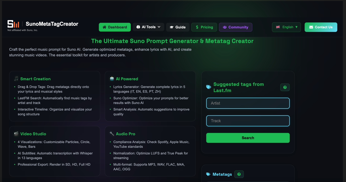 Suno Meta Tags Guide: 1000+ Tags & How to Use Them (2026)